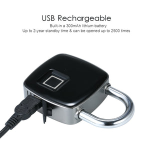 USB Rechargeable Fingerprint Lock