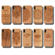 Load image into Gallery viewer, Real Wood Phone Case - iPhone