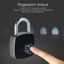 Load image into Gallery viewer, USB Rechargeable Fingerprint Lock